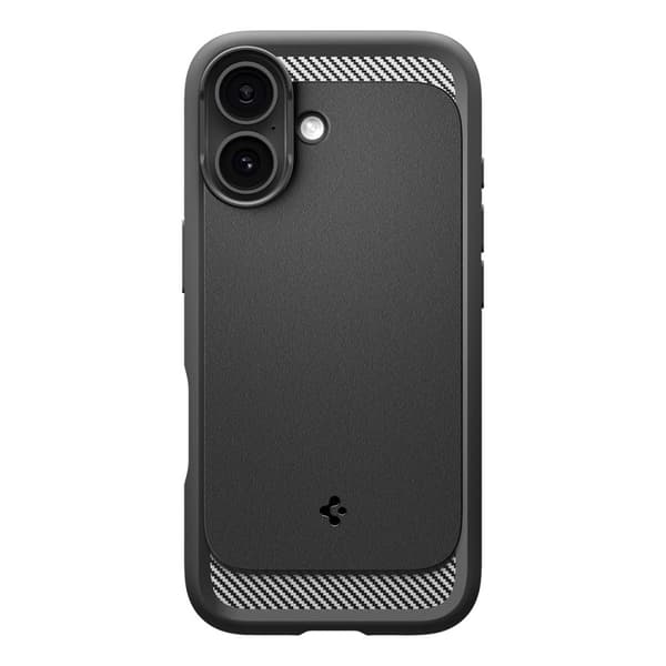 Spigen iPhone 17 Skal MagSafe Rugged Armor Matt Svart