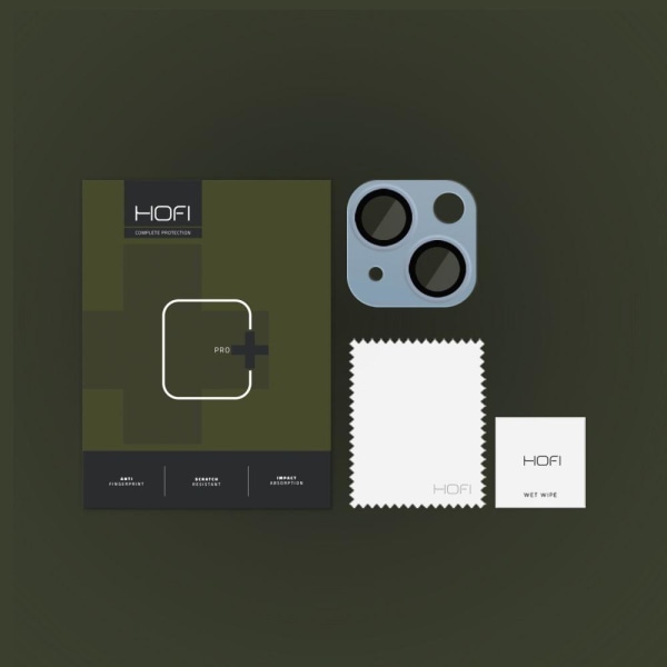 HOFI iPhone 14 / 14 Plus Linsskydd FullCam Pro+ Blå