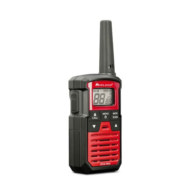 Midland Walkie Talkie XT10 Pro Svart/Röd