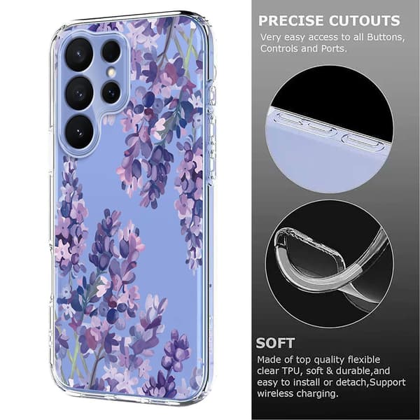 Samsung Galaxy S26 Ultra Skal Med Tryck Blommor