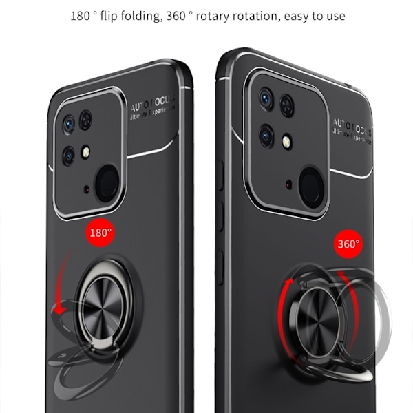 Xiaomi Redmi 10C Skal Ring Svart
