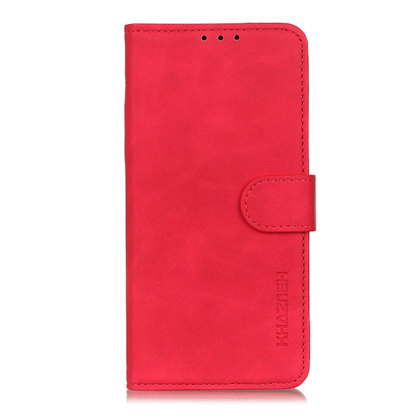 KHAZNEH Motorola Moto G31 / G41 Fodral Retro Läder Röd