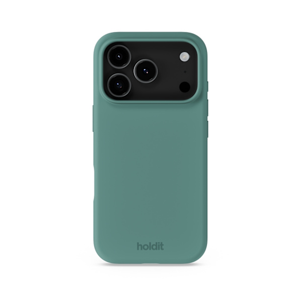 holdit iPhone 17 Pro Max Mobilskal Silikon Moss Green