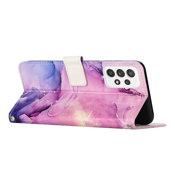 Samsung Galaxy A23 5G Fodral Marmor Lila