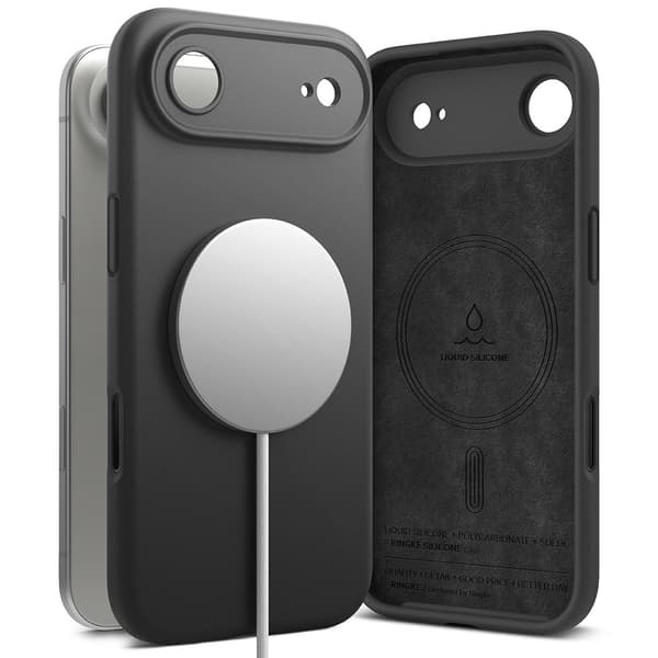 Ringke iPhone Air Skal MagSafe Silikon Svart