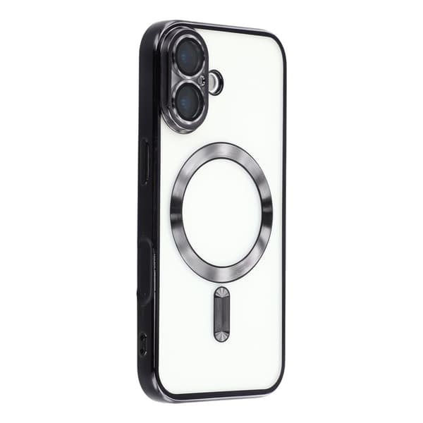 iPhone 17 Skal MagSafe Electroplated TPU Svart