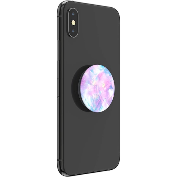PopSockets Basic Grip Med Ställfunktion Crystal Opal