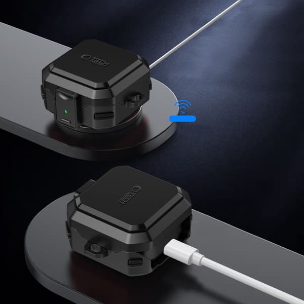 Tech-Protect Galaxy Buds 4 / 4 Pro Skal MagSafe Carbonox Svart