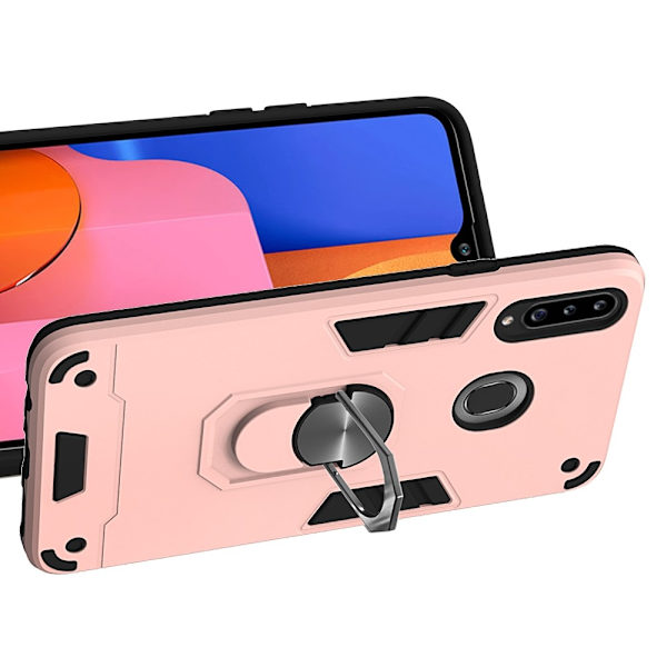 Samsung Galaxy A20s - Ring Skal - Roséguld Roséguld Roséguld