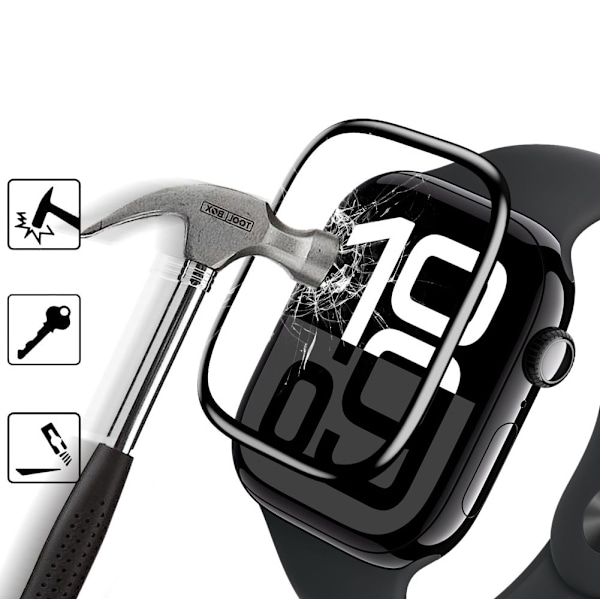 HOFI Apple Watch 7/8 45mm Skärmskydd Pro+ Hybrid Glas