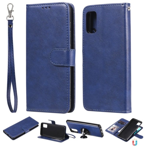 Samsung Galaxy A41 - 2in1 Magnet Skal / Plånboksfodral - Blå Blue Blå