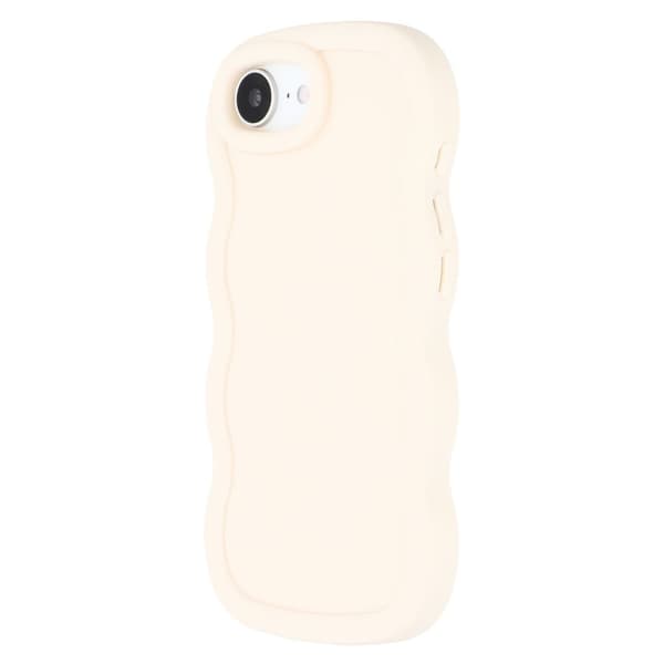 iPhone 17e / 16e Mobilskal Wavy Off White