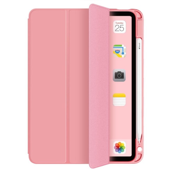 iPad Air 2020/2022 Fodral Tri-Fold Ljus Rosa LightPink Ljus Rosa