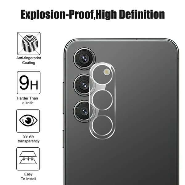 Samsung Galaxy S26 Linsskydd Härdat Glas Transparent