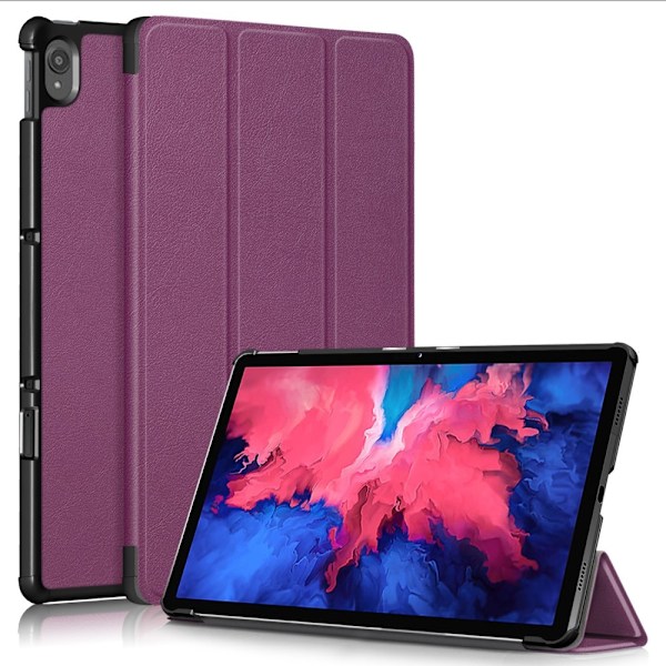 Lenovo Tab P11 / P11 Plus - Tri-Fold Läder Fodral - Lila Purple Lila