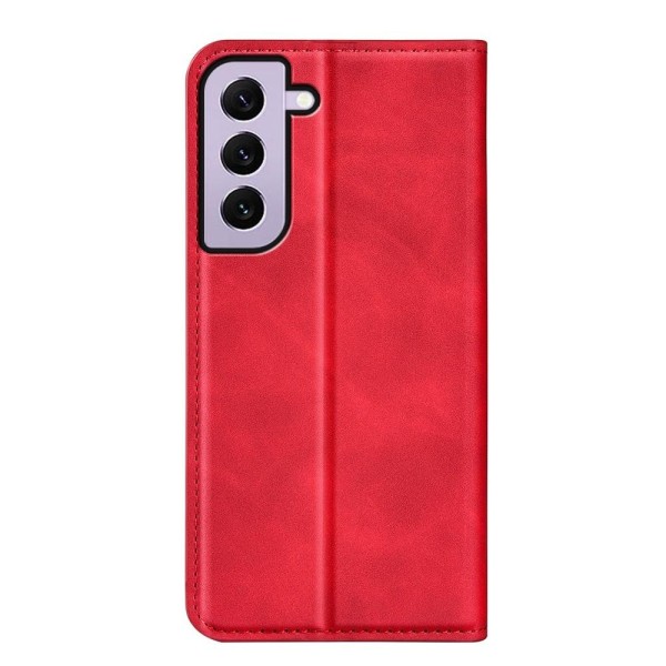 Samsung Galaxy S23 Flip Fodral Skin Touch Röd