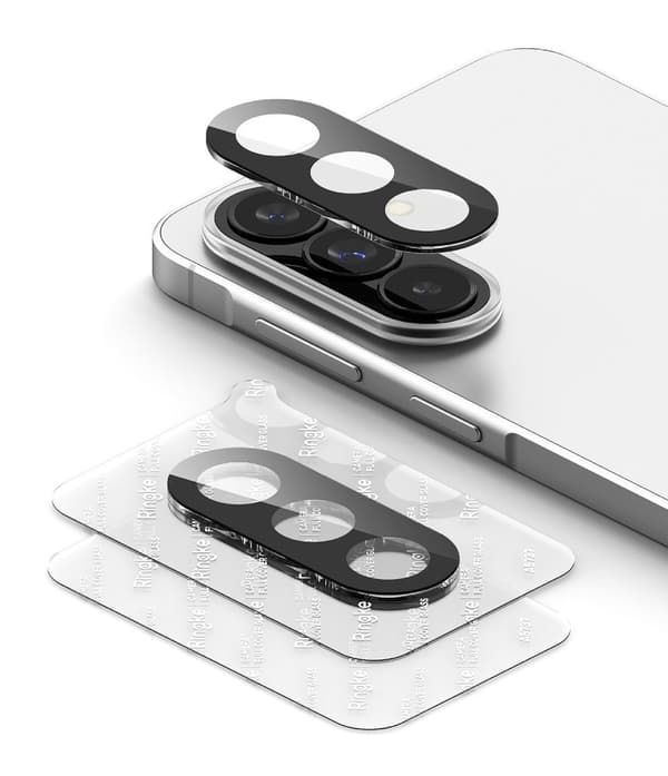 Ringke Galaxy A57 / A37 2-PACK Linsskydd Härdat Glas Svart
