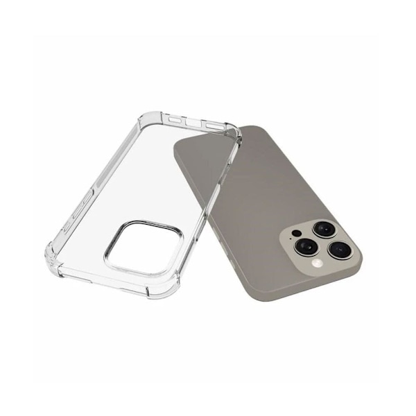 iPhone 16 Pro Max Shockproof Transparent TPU Skal