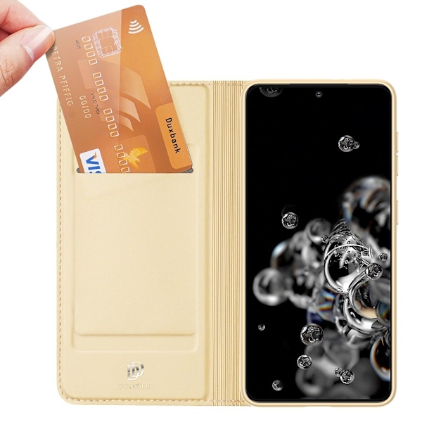 Samsung Galaxy S21 - DUX DUCIS Skin Pro Fodral - Guld Gold Guld