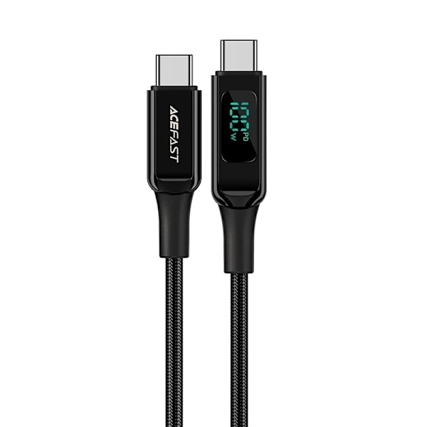 Acefast 100W USB-C Till USB-C 2m - Svart