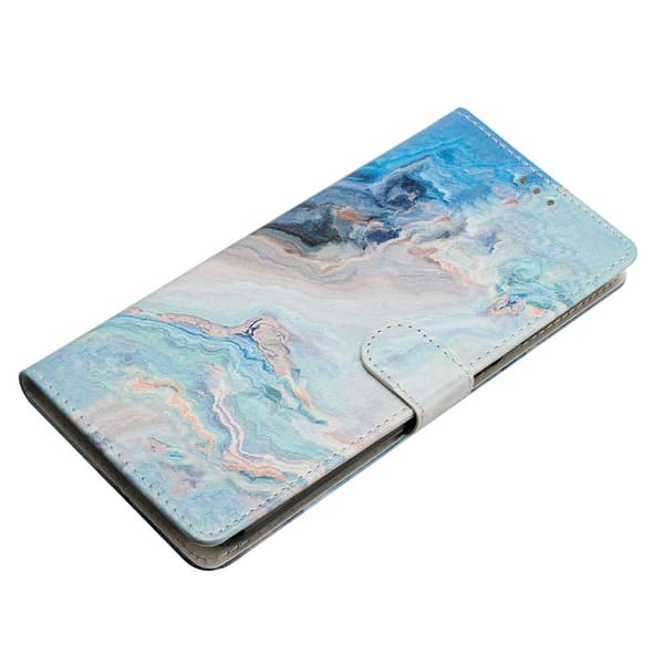 Samsung Galaxy S26 Fodral Med Tryck Blå Marmor