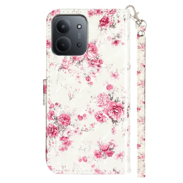Xiaomi Redmi 15C Fodral Med Tryck Rosor