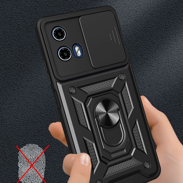 Tech-Protect Motorola Moto G24/G04 Skal CamShield Pro Svart