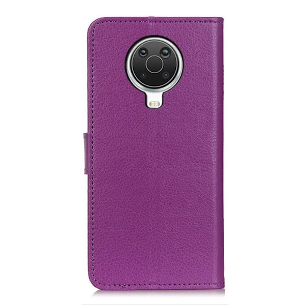 Nokia G10 / G20 Fodral Litchi Läder Lila