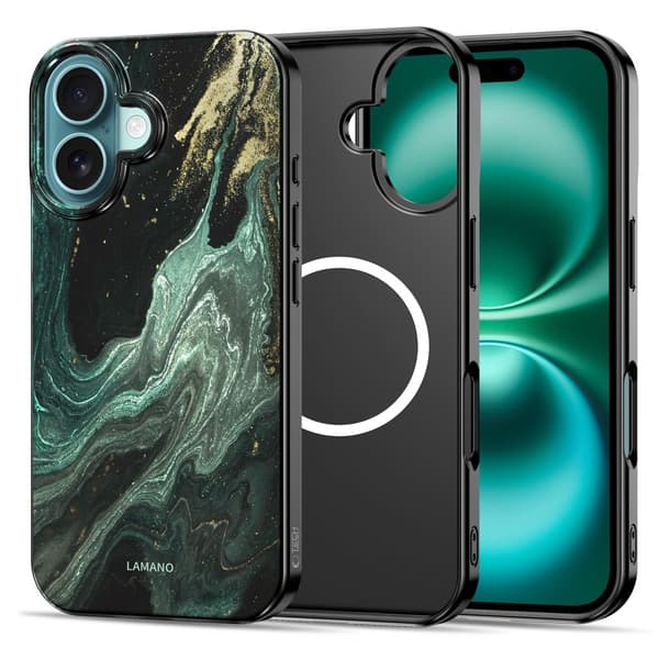 Tech-Protect iPhone 16 Skal MagSafe Lamano Verde Aura