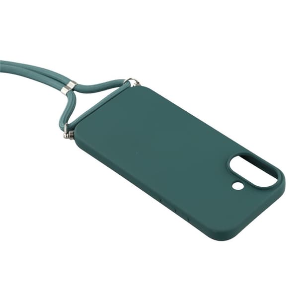 iPhone 17 Skal TPU Med Mobilsnöre Grön