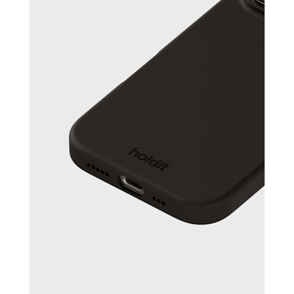 holdit iPhone 16 Pro Mobilskal Silikon Svart