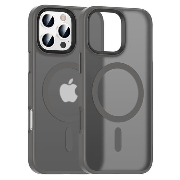 iPhone 16 Pro Max Skal MagSafe Hybrid Titanium Grå