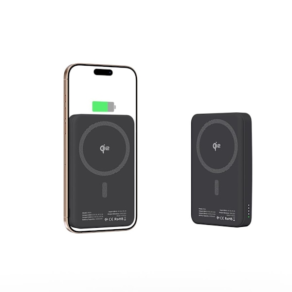 Tech-Protect 10000 mAh Qi2 MagSafe Powerbank LifeMag Svart