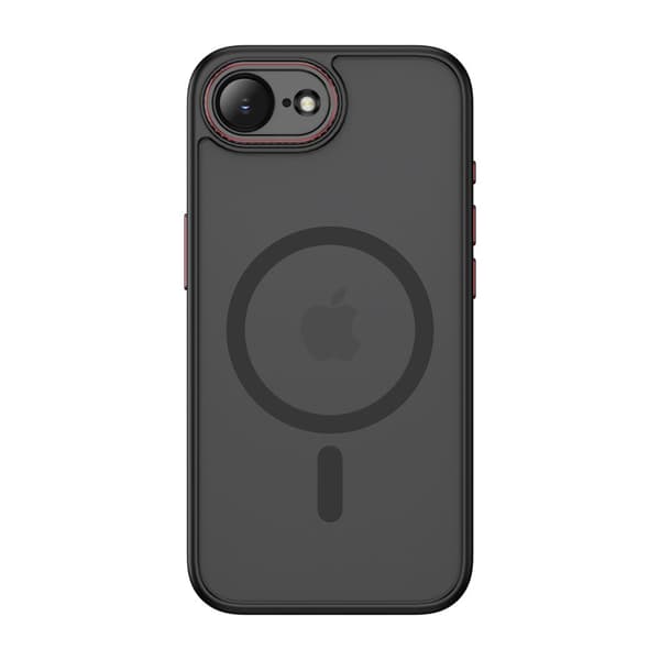 Tech-Protect iPhone 17e/16e Skal MagSafe MagCam Svart/Röd