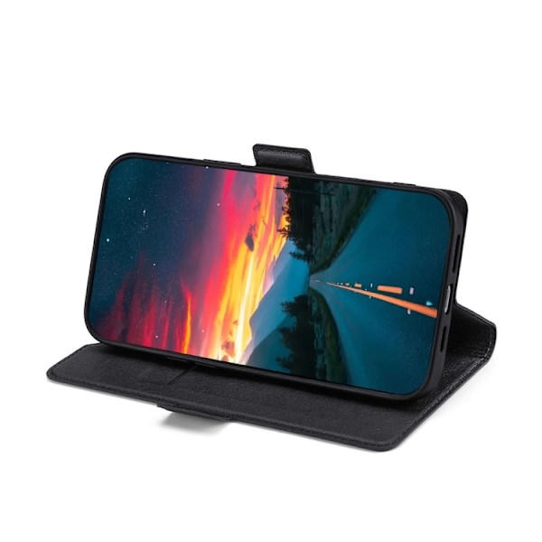 iPhone 14 Pro Fodral Slim Flip Svart