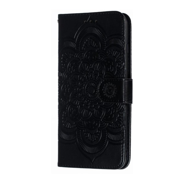 iPhone 7/8 Plus - Mandala Plånboksfodral - Svart Black Svart