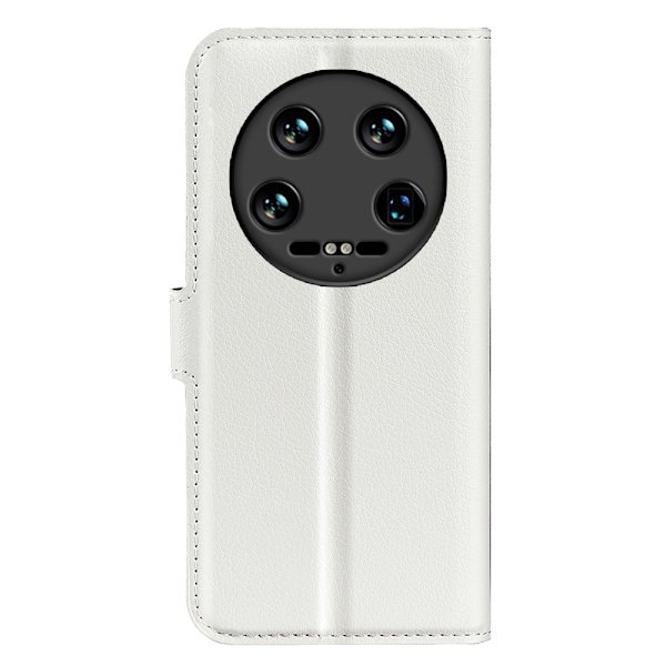 Xiaomi 14 Ultra Fodral Litchi Läder Vit