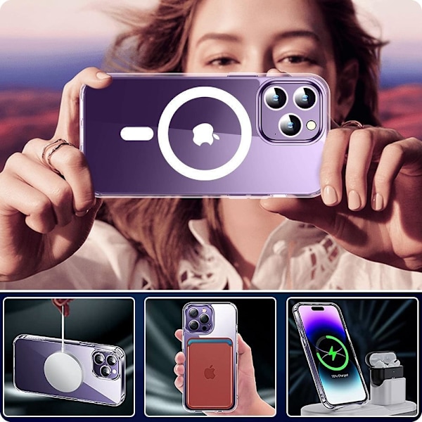 Tech-Protect Galaxy S24 Ultra Skal MagSafe FlexAir Hybrid Transparent