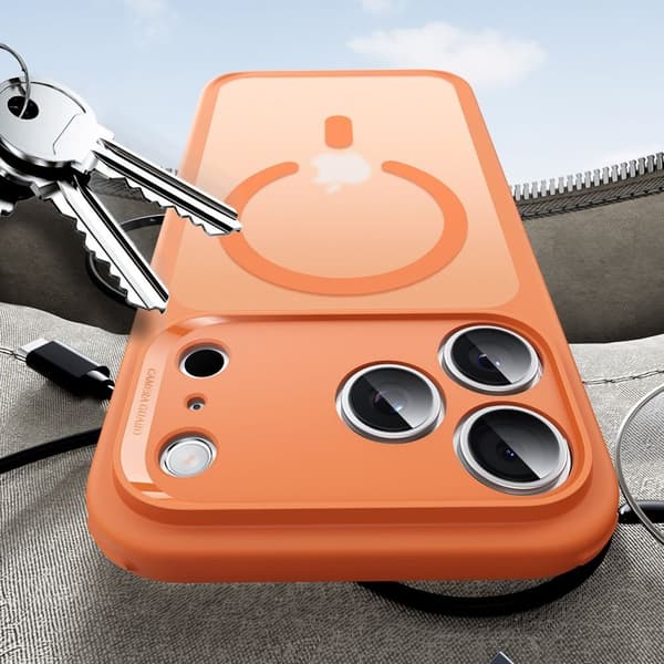 ESR iPhone 17 Pro Max Skal MagSafe Classic Hybrid Frosted Orange