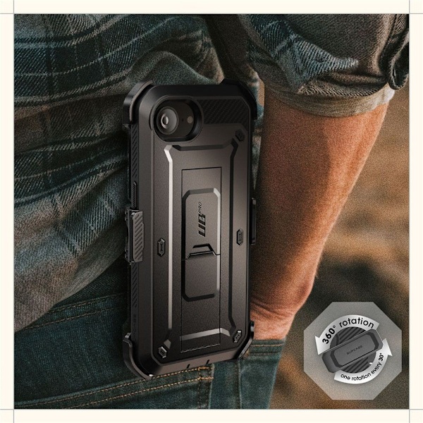 Supcase iPhone 16e Skal Unicorn Beetle Pro Svart