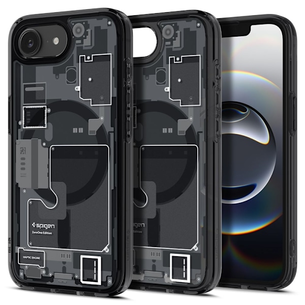 Spigen iPhone 16e Skal MagSafe Ultra Hybrid Zero One Svart