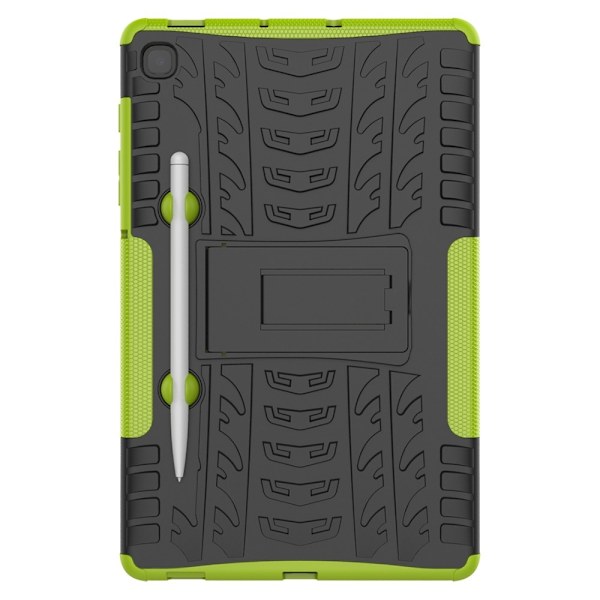 Samsung Galaxy Tab S6 Lite Skal Rugged Kickstand Armor Grön Green Grön