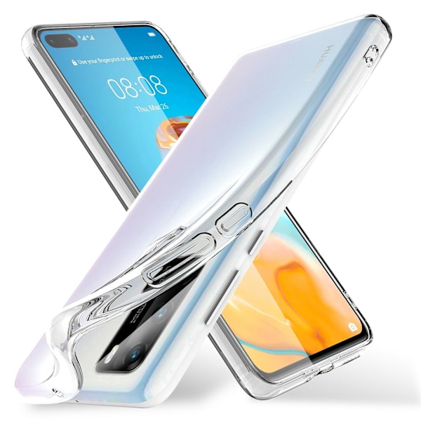 Huawei P40 - Transparent TPU Skal
