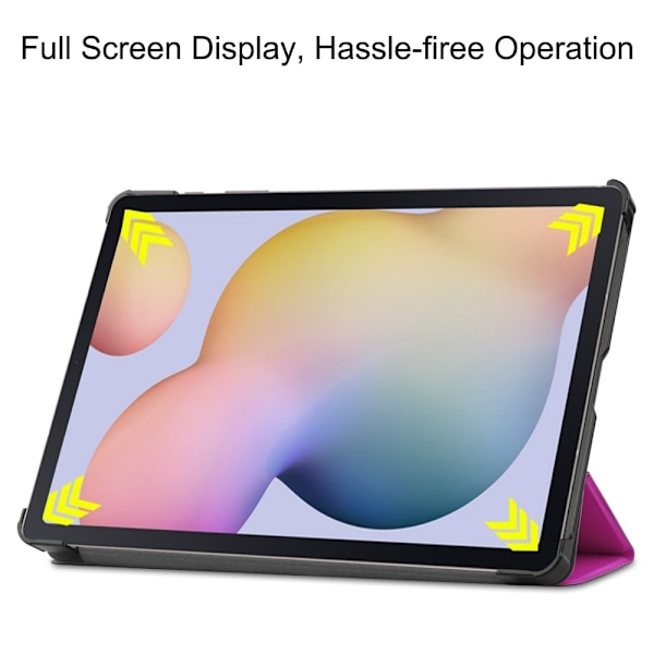 Samsung Galaxy Tab S7 / Tab S8 - Tri-Fold Fodral - Lila Purple Lila