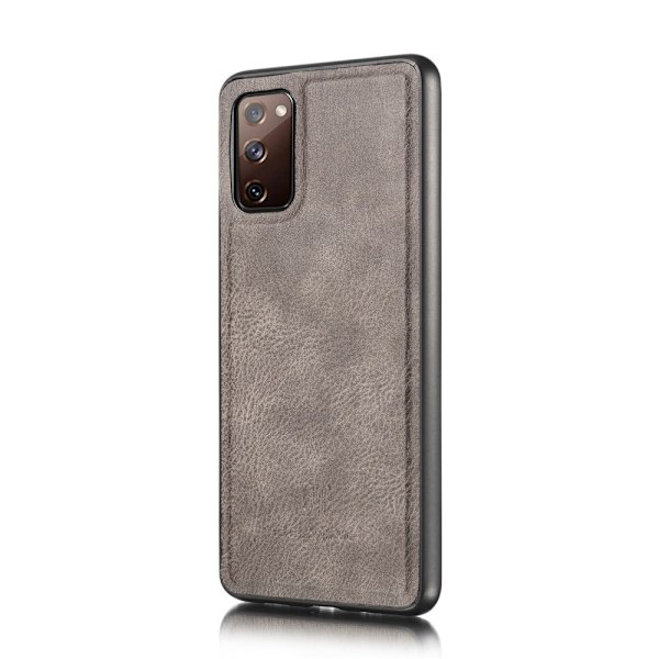 Samsung Galaxy S20 FE - DG.MING 2in1 Magnet Fodral - Grå Grey Grå