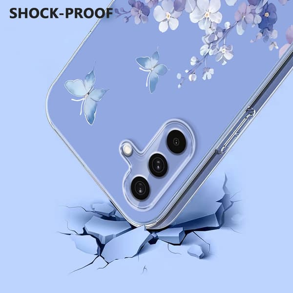 Samsung Galaxy A57 5G Skal Med Tryck Blommor