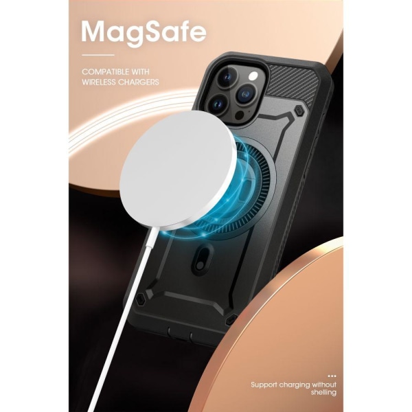 Supcase iPhone 15 Pro Max Skal MagSafe Unicorn Beetle Pro Svart