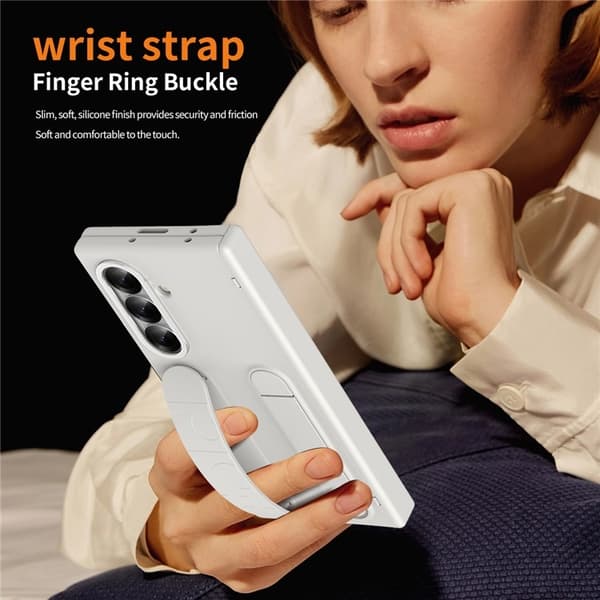 Samsung Galaxy Z Fold 7 Skal Kickstand Vit
