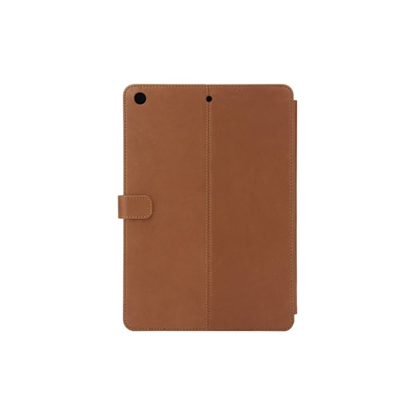 ONSALA iPad 10.2 2019/2020/2021 Fodral Äkta Läder Brun