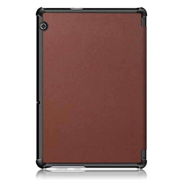 Huawei MediaPad T5 10 - Tri-Fold Fodral - Brun Brown Brun